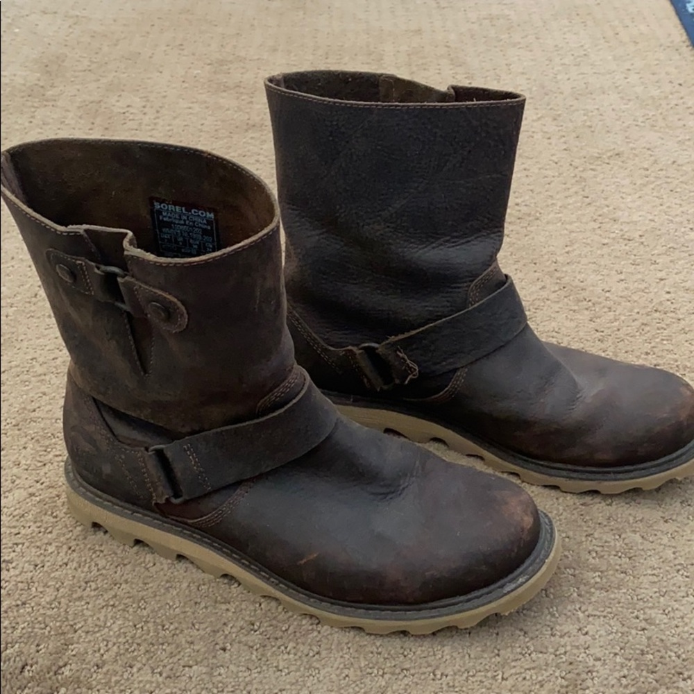 Leathered Sorel Boots
